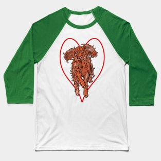 Irish Red Setter Baseball T-Shirt